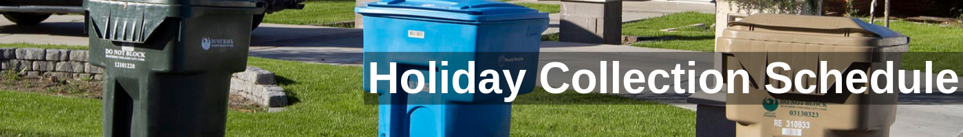 Public Works Holiday Collection Schedule